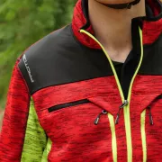 Face de la veste Protos Inuit Rouge et Jaune Pfanner