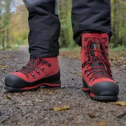 Chaussures anti-coupure rouges 91217R, classe 2 - TREEMME