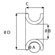 Plan-Anneau-Friction-Wichard-Ø25mm-COURANT