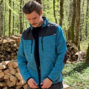 Veste Inuit Teddy PROTOS Bleue
