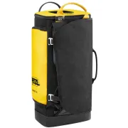 Dos du sac à matériel jaune EXPERT 40 litres de Petzl