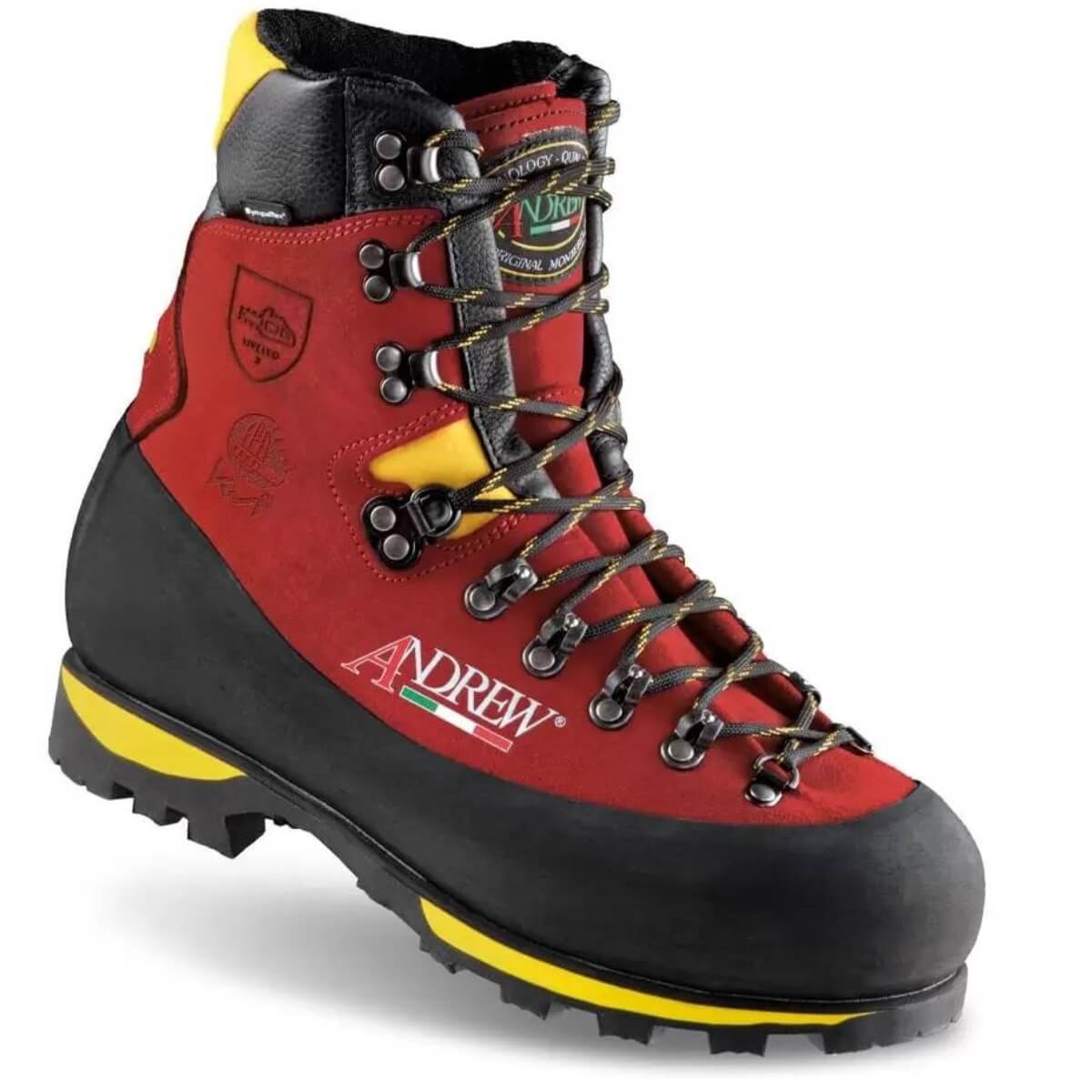 Chaussure anti-coupure ANTELAO rouge ANDREW